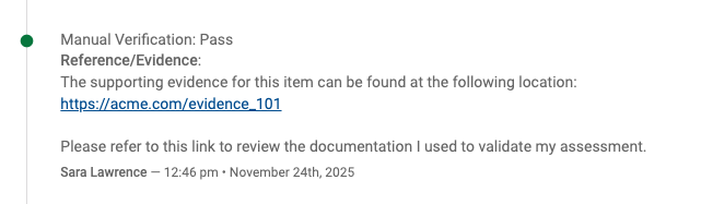 Verification LinkView