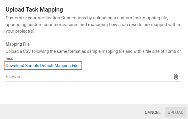 default task mapping