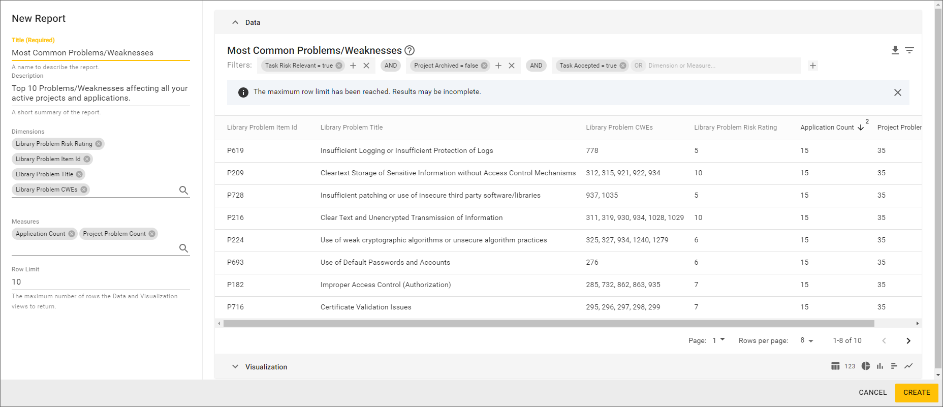 New Query Dialog