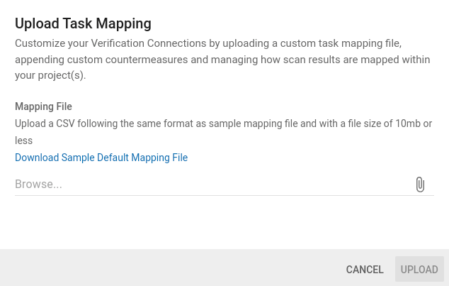 custom task mapping