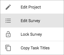 tasks page more menu