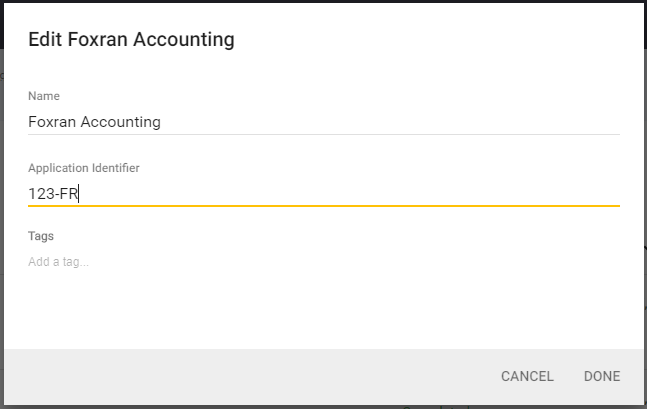 Application attributes · SD Elements User Guide