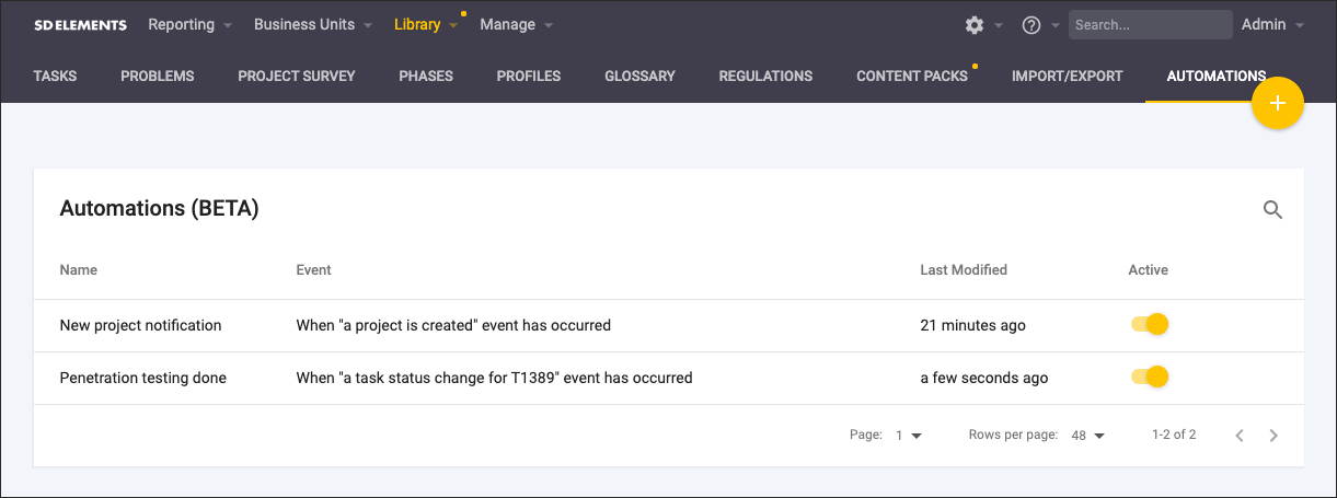 automations list page.png