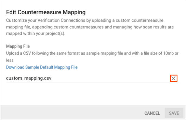 custom countermeasure mapping delete
